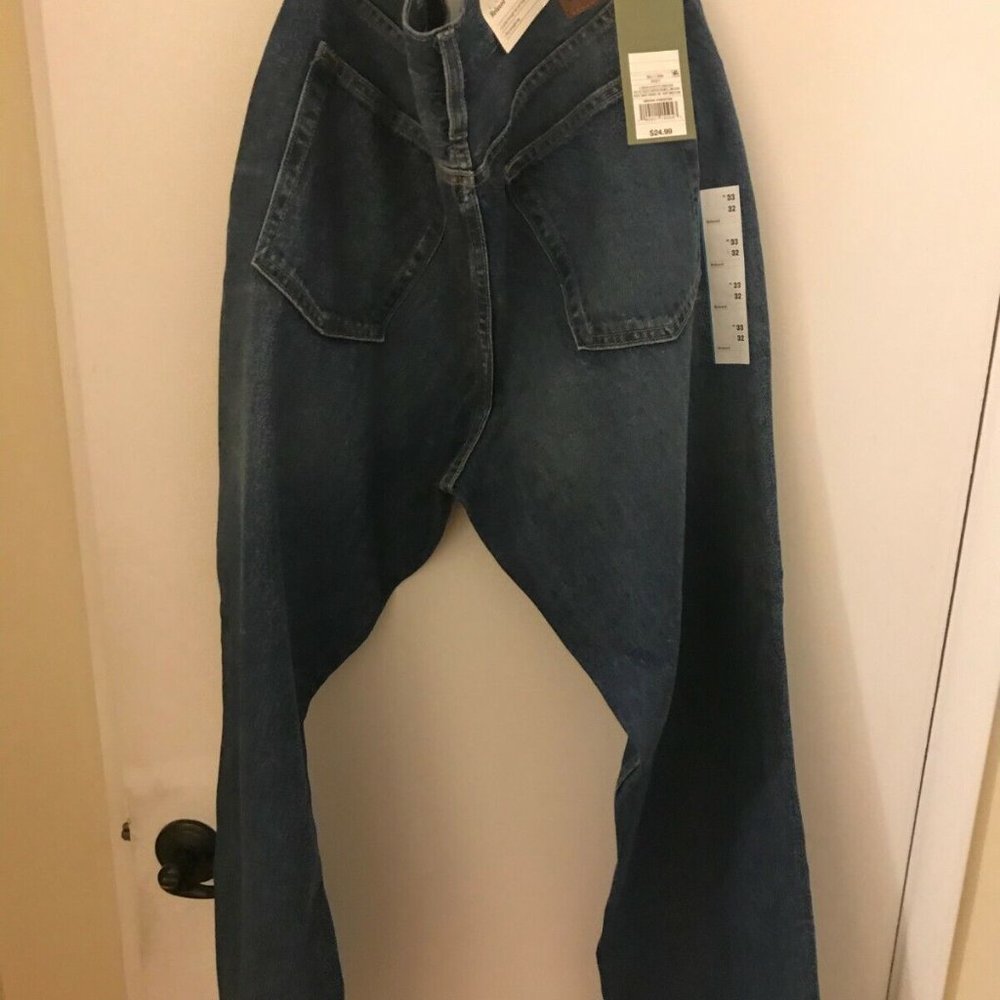 NEW Goodfello & Co. 33x32 Relaxed Blue Jeans - Picture 2 of 4